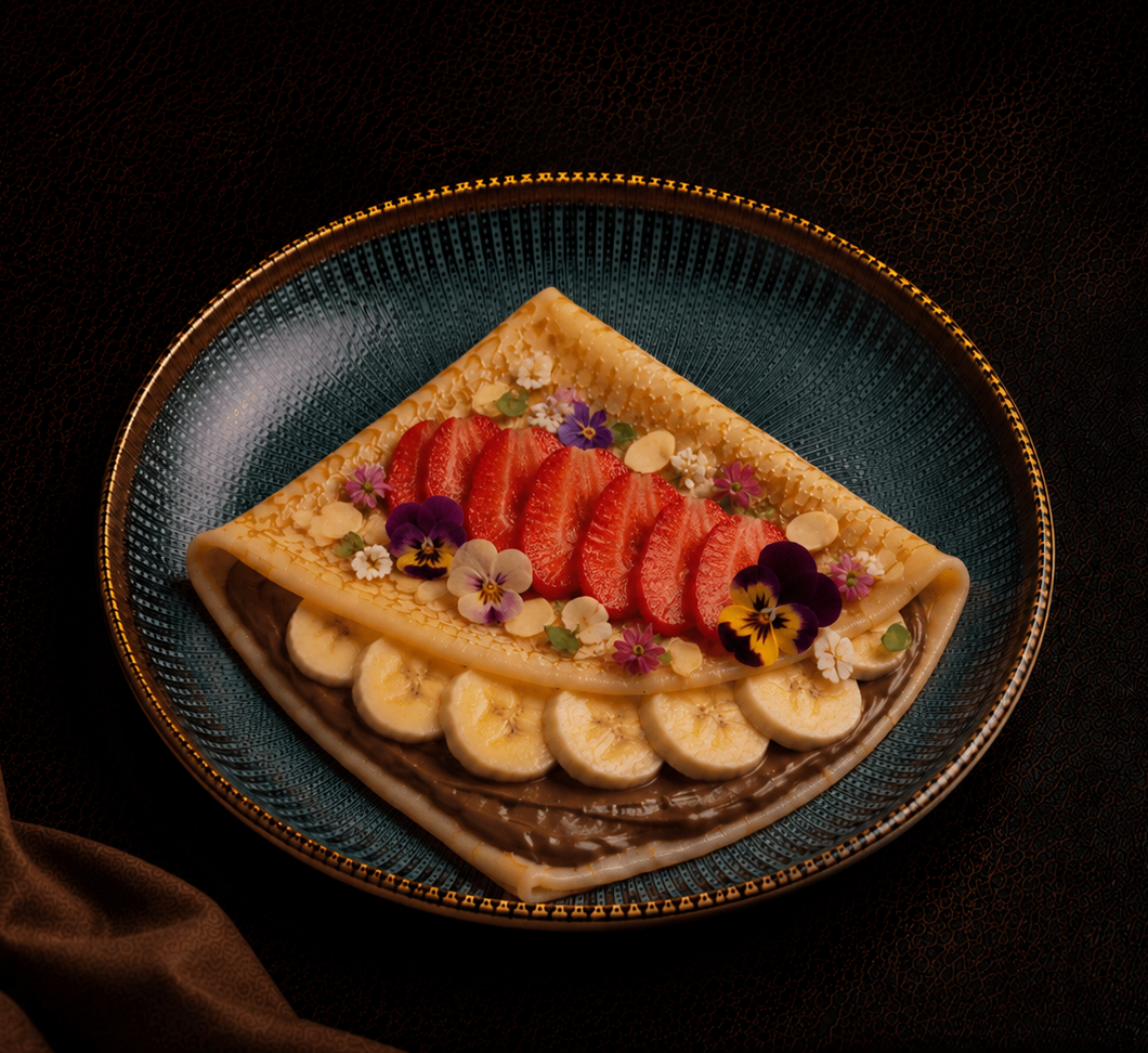 50 Pancakes with Nutella and banana